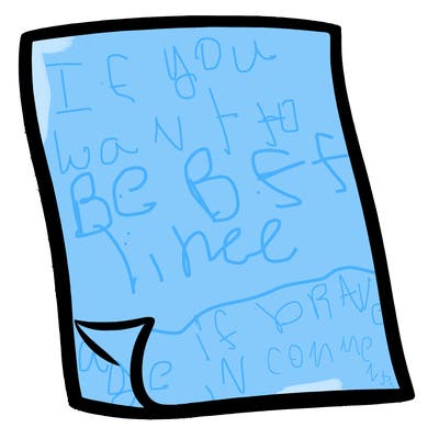 blank peace of paper