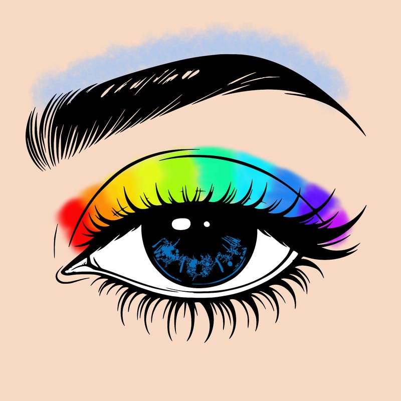 eye closed realistic