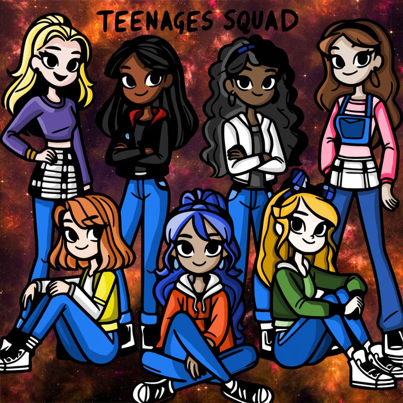 teenage girls squad