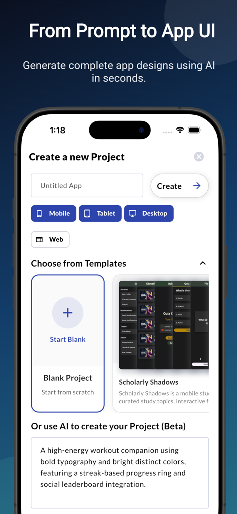 AI App Builder - FlutterPilot - Developer Tools App | MWM