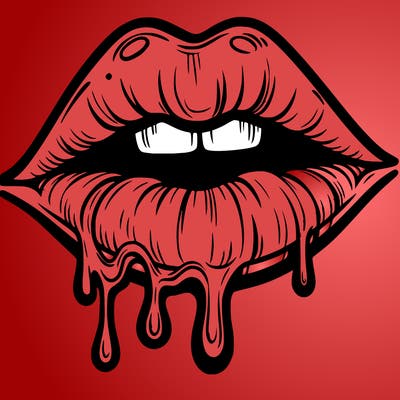 lips that look realistic and drip