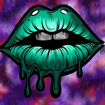 lips that look realistic and drip