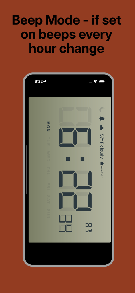 Digital Weather Clock-Desk - Weather App | MWM
