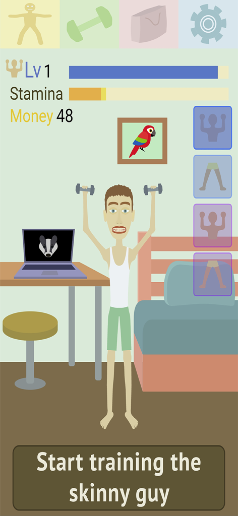 Muscle clicker: Gym game - Games App | MWM