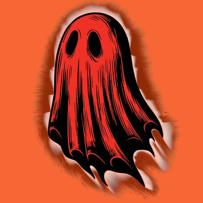 realistic creepy ghost