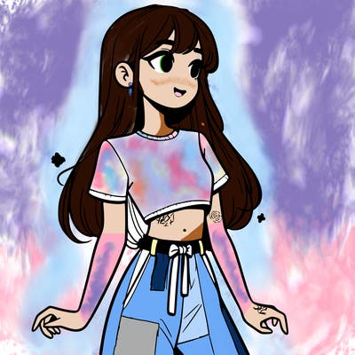 girl in a cute crop top