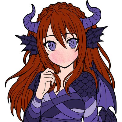realistic dragon girl