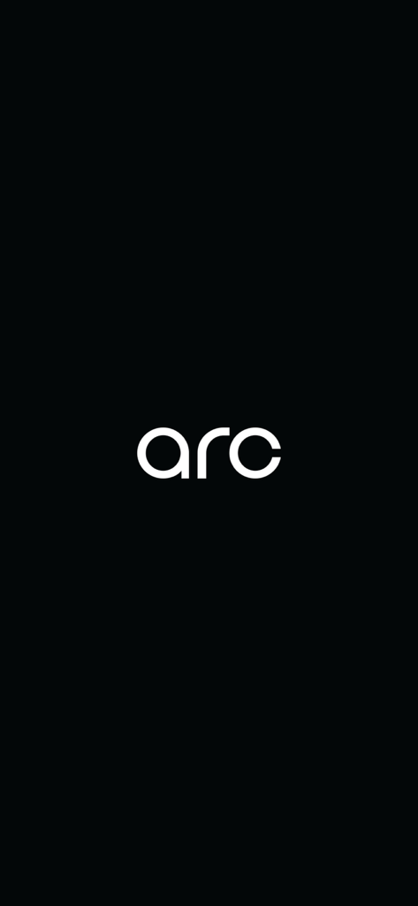 ARC Fitness Studio - ARC Fitness Studio minimalist white logo on a black background
