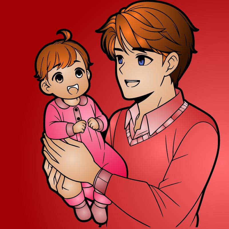 dad and baby girl