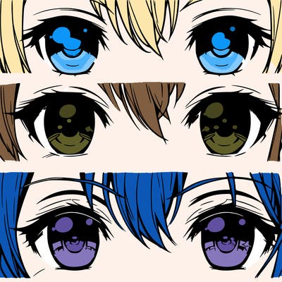 anime eyes