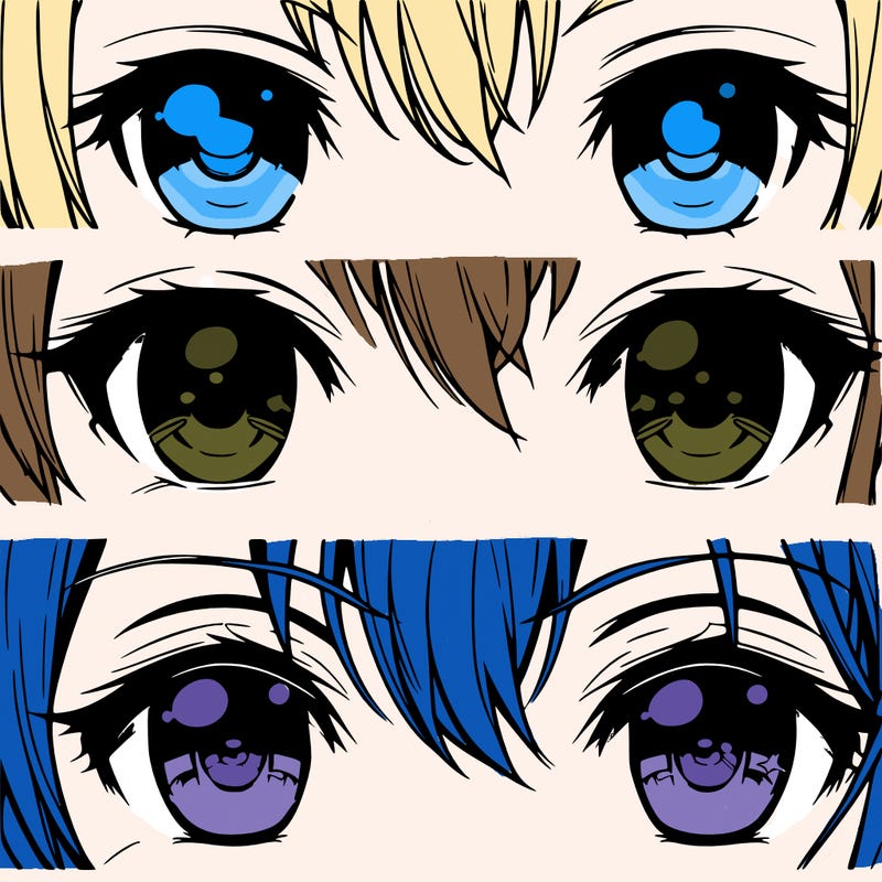 anime eyes