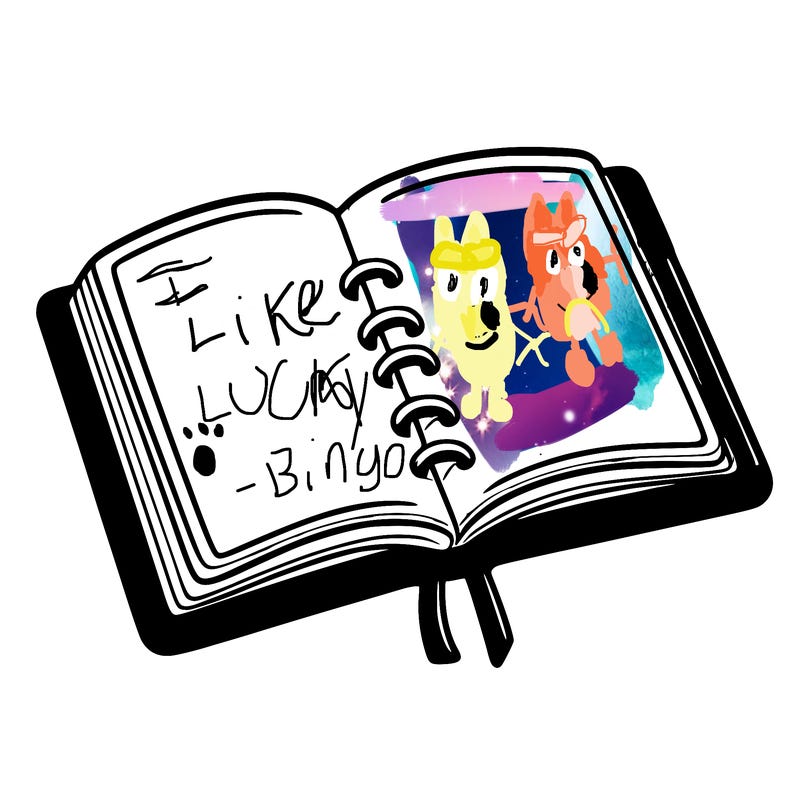 open note book blank