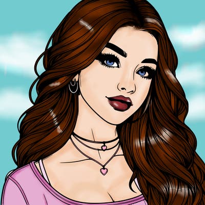 detailed realistic girl