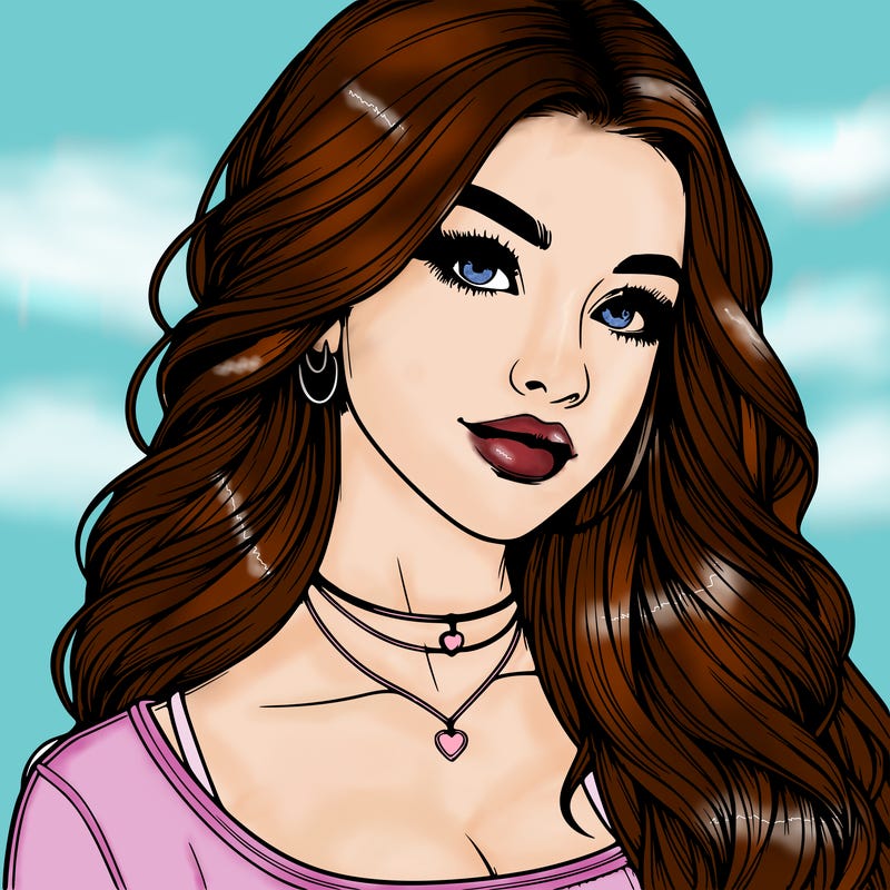 detailed realistic girl