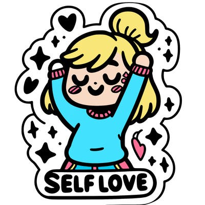 self-love sticker