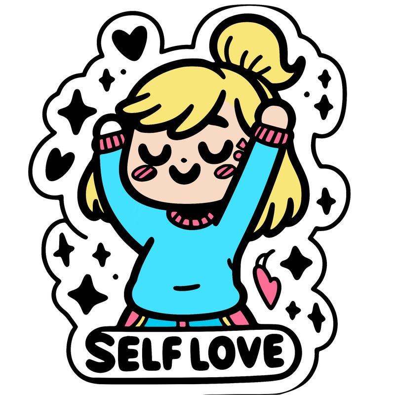 self-love sticker