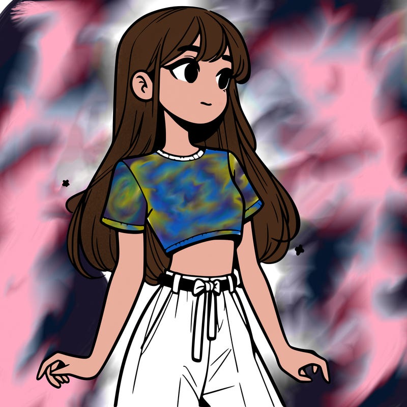 girl in a cute crop top