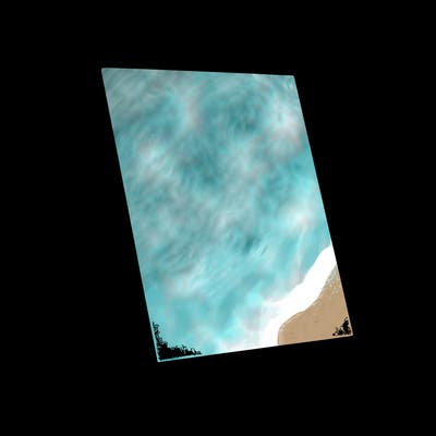 blank canvas realistic