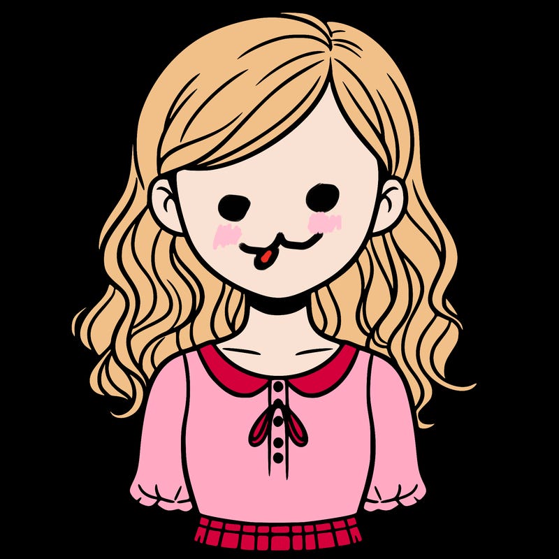 a girl without a face