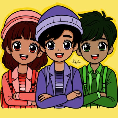 three best friends