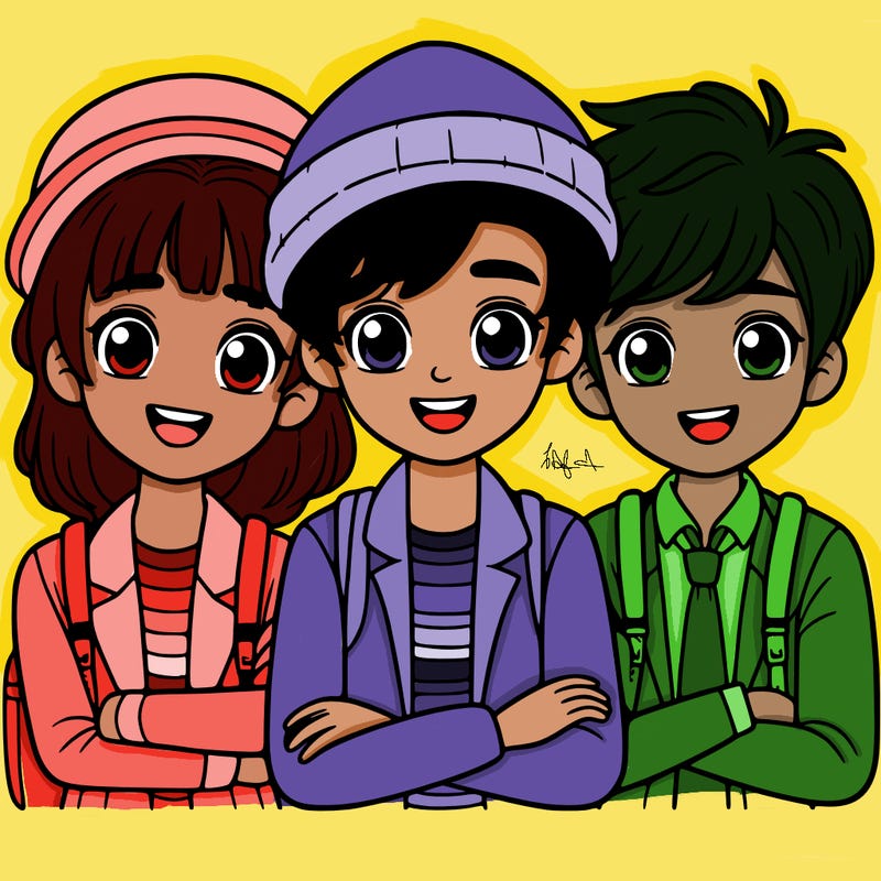 three best friends