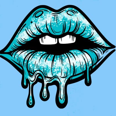 lips that look realistic and drip