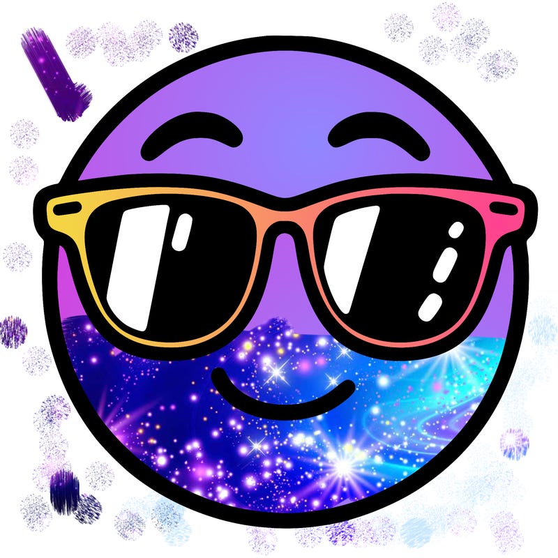 emoji with sunglasses