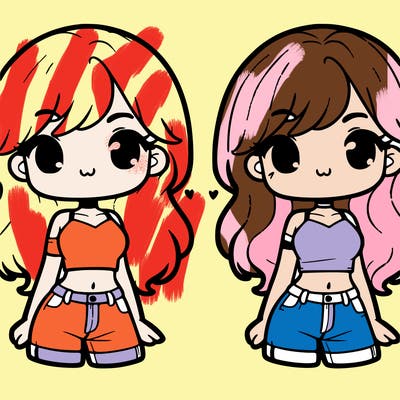 cute girl wearing a crop top and jeans