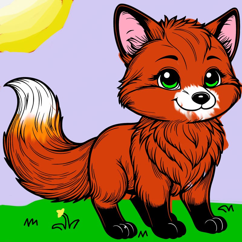 realistic fox
