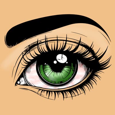 realistic eye
