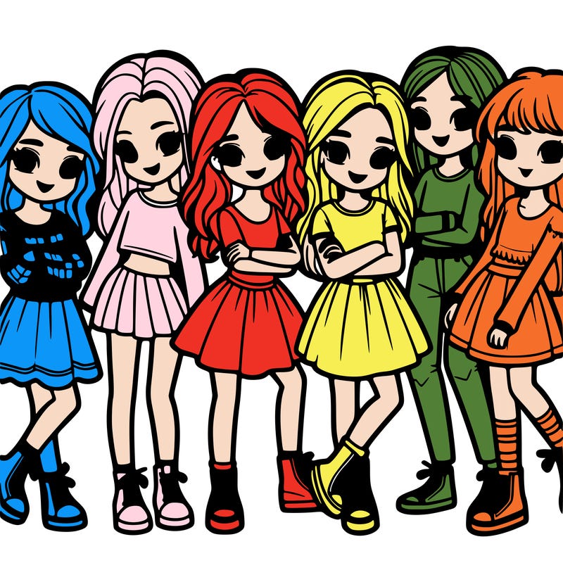 group of girls