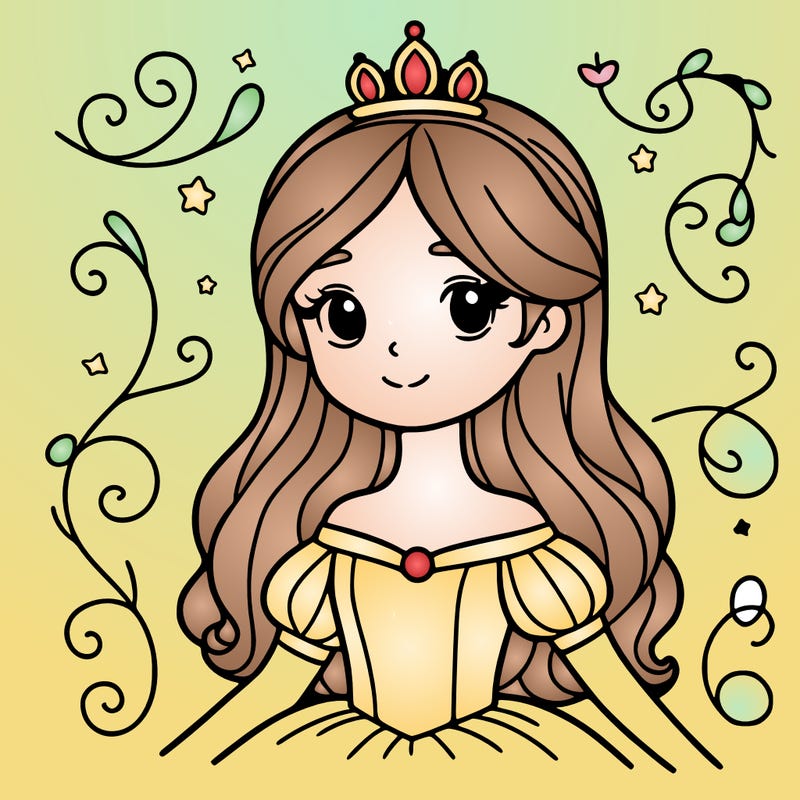 disney inspired princess