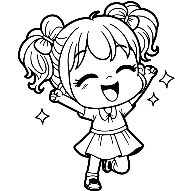girl joy emotion
