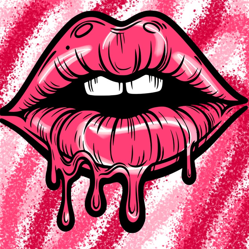 lips that look realistic and drip
