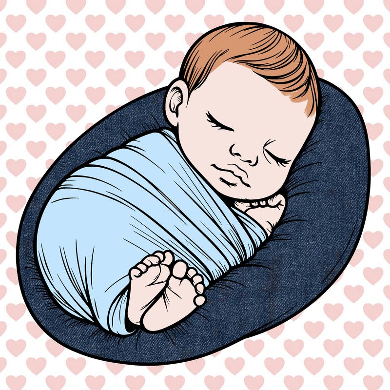 newborn baby girl realistic cute