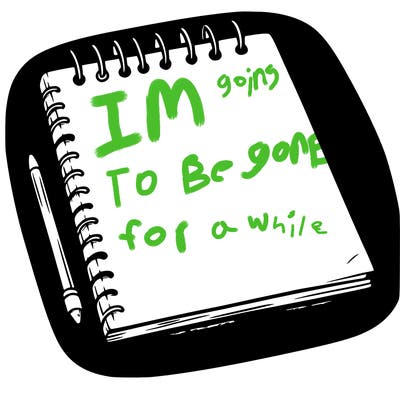 a blank sketch pad