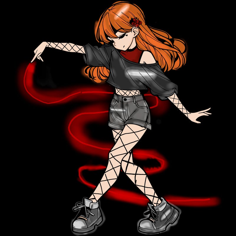 realistic girl danceing