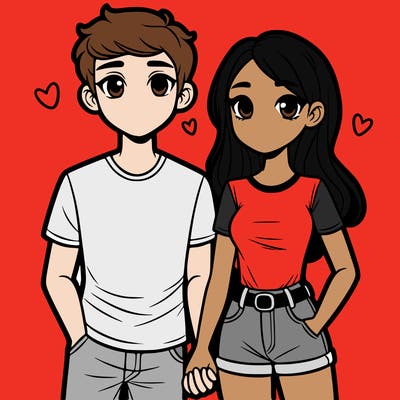 boyfriend and girlfriend