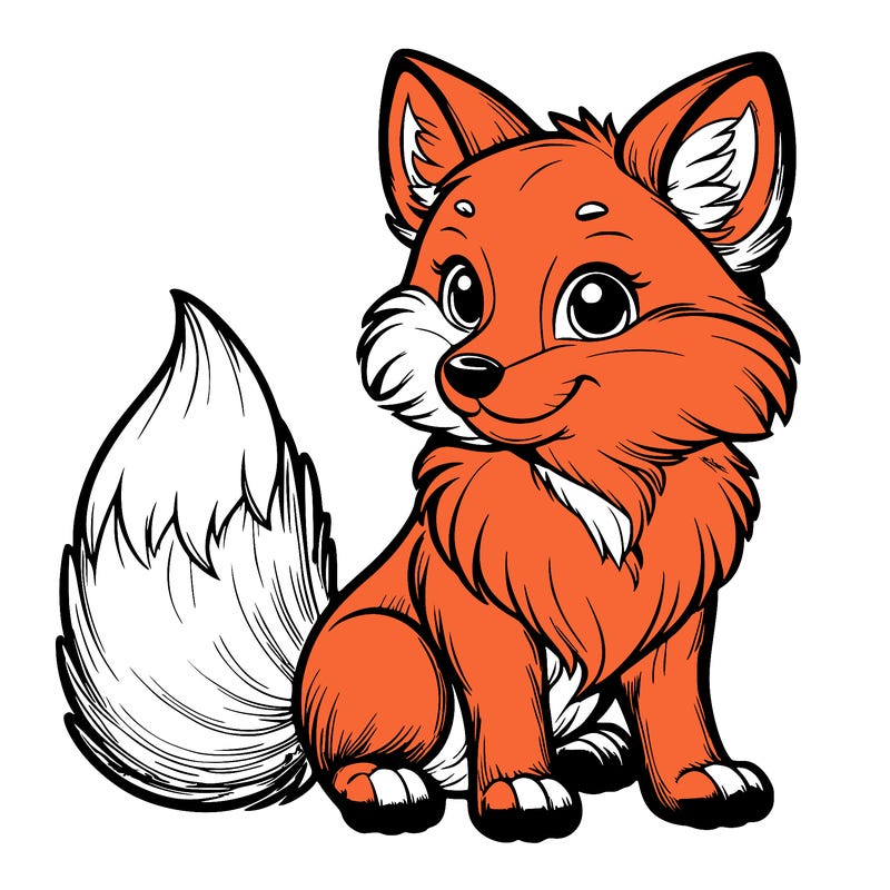 realistic fox
