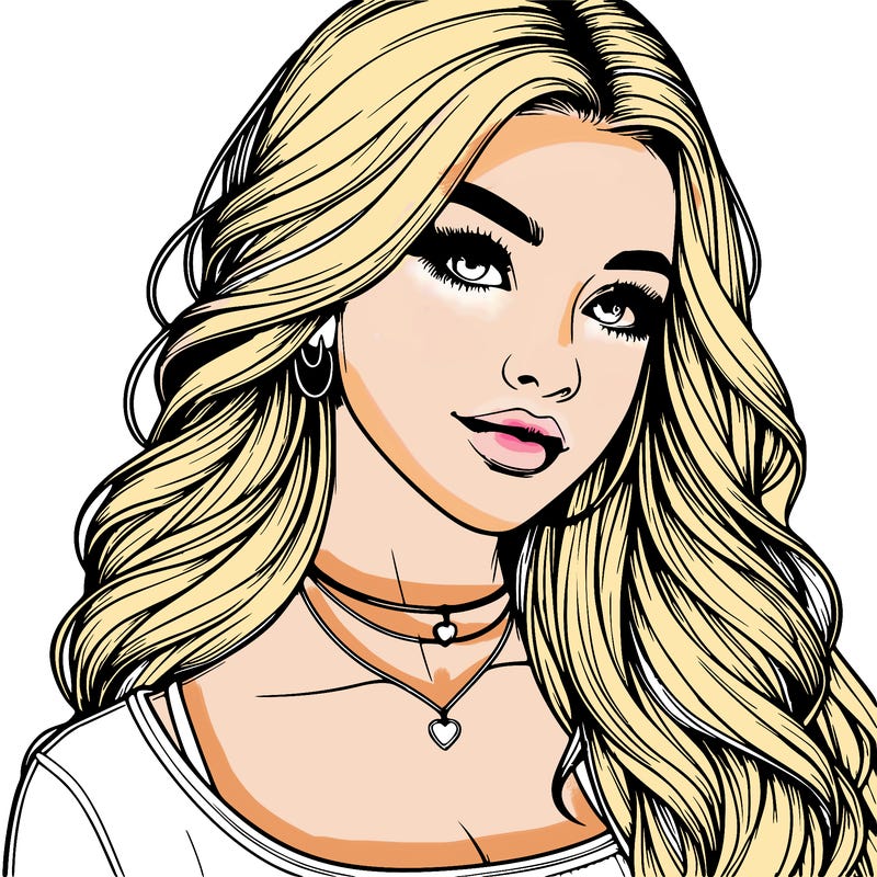 detailed realistic girl