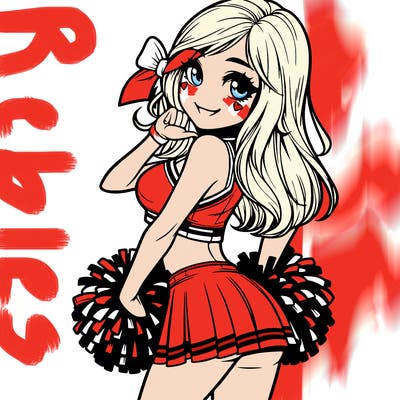 realistic cheerleader