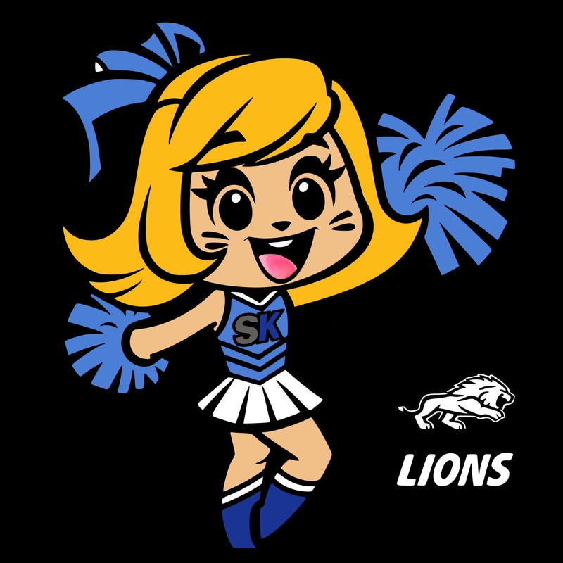 sk lions cheerleader