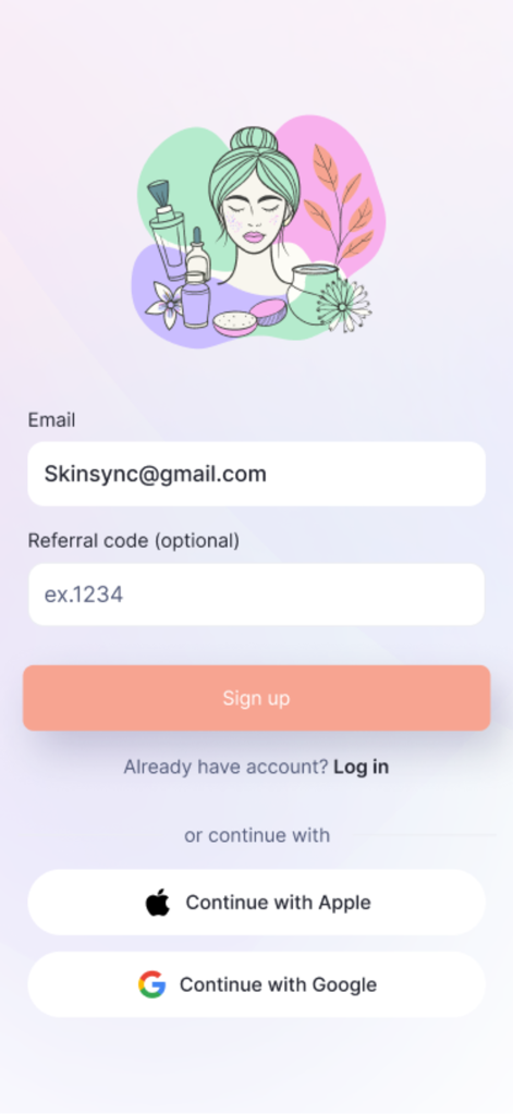 SkinSync.ai - Lifestyle App | MWM