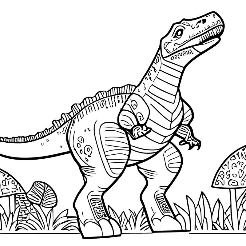 dinosaur with a human body