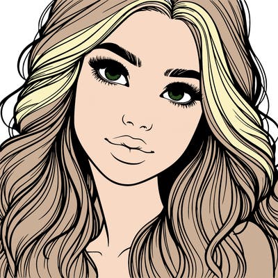 beautiful realistic girl