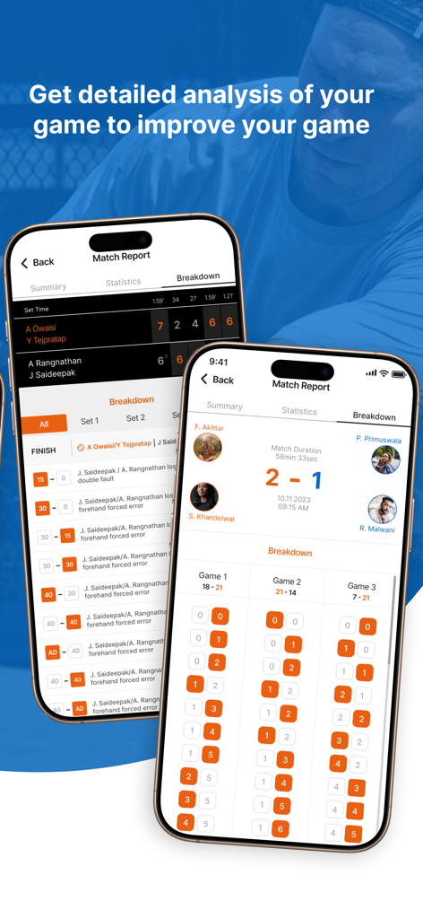 Racquet Heroes - Score & Share - Sports App | MWM