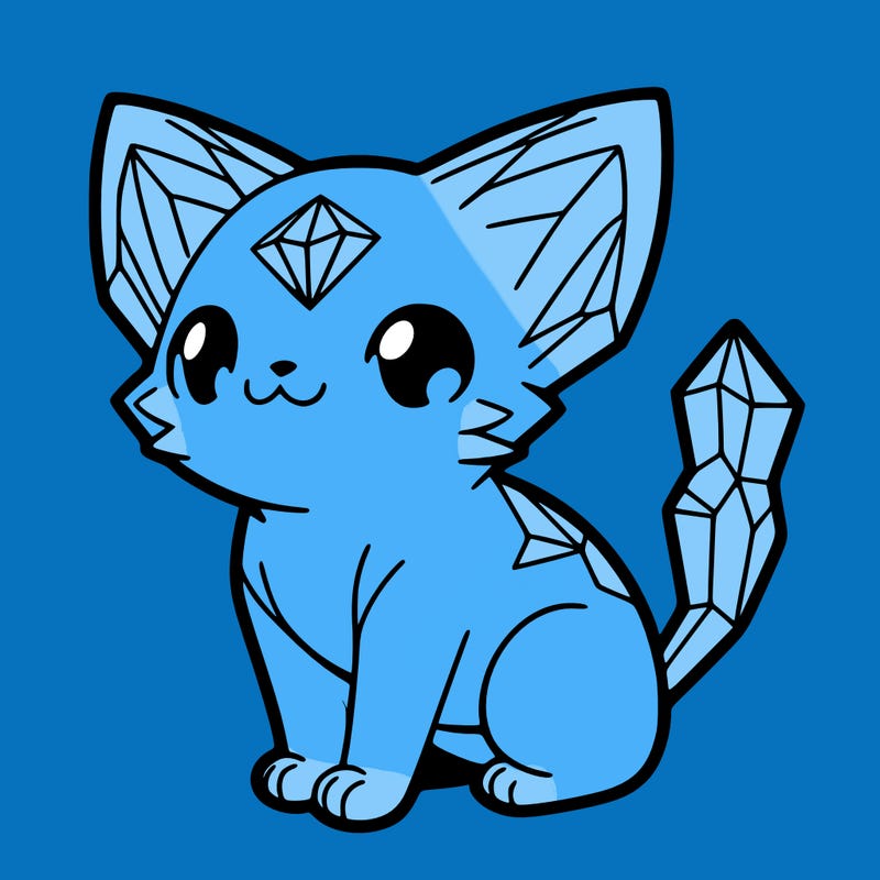 crystal kitten