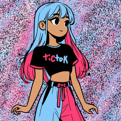 girl in a cute crop top