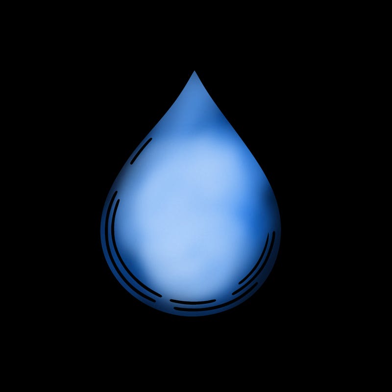 water drop frame