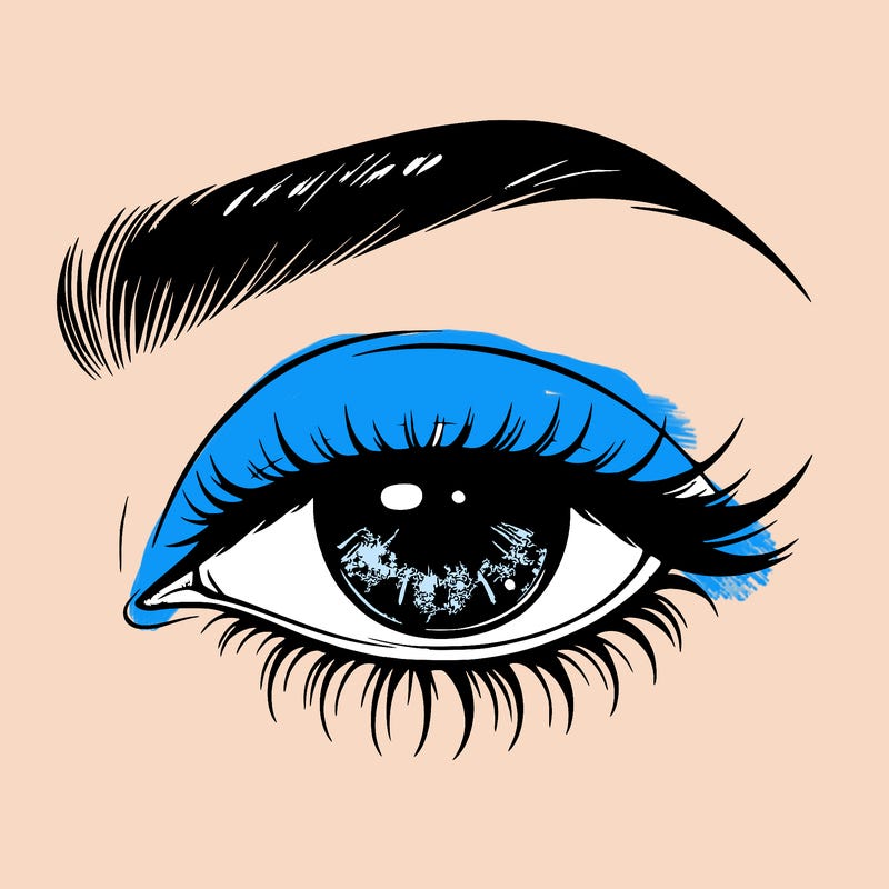 eye closed realistic